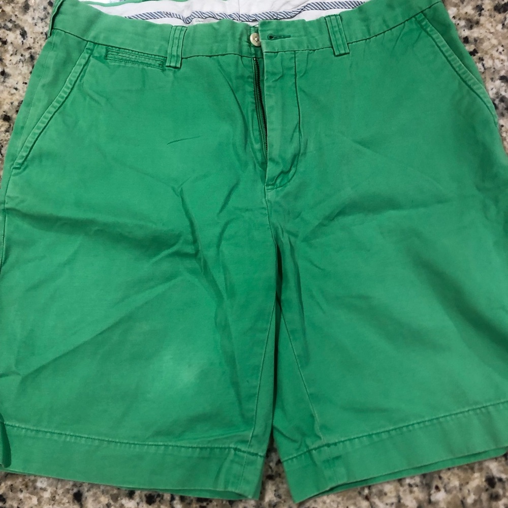 Polo by Ralph Lauren Green Men’s Flat-Front Chino Shorts